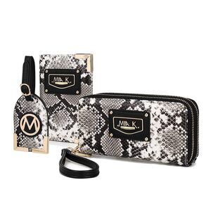 9637 Travel Gift 3 Piece Set - Wristlet Wallet -Passport Holder - Luggage